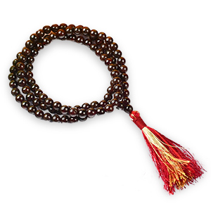 Garnet Necklace Mala